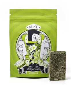 Alice Green Apple Mushroom Gummies 1000mg